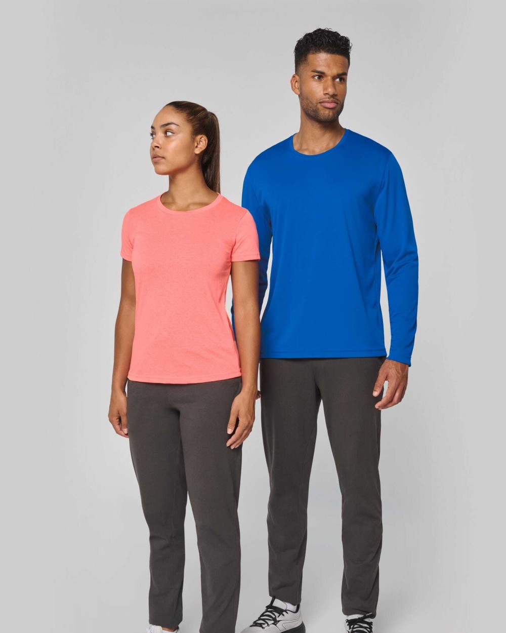 PROACT Herren Basic Sport Funktionsshirt Langarm T-Shirts personalisierbar