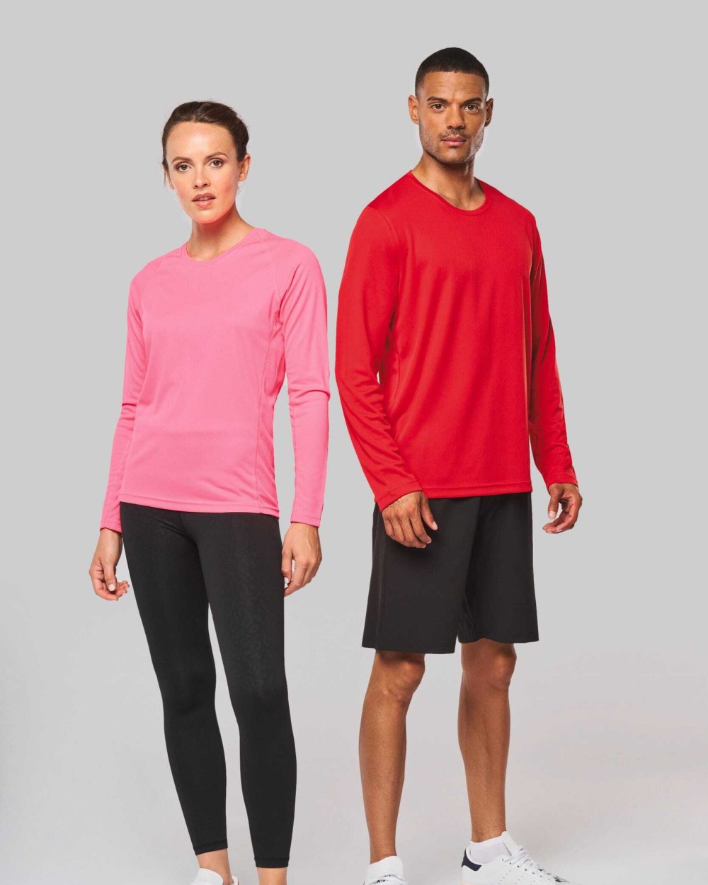 T-shirts PROACT Herensportshirt Lange Mouwen voor bedrukking &amp; borduring