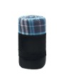 4DO RPET Fleece-Reisedecke Karo Plaids personalisierbar