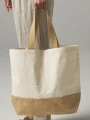 Tote bags à personnaliser WESTFORDMILL JUTE BASE CANVAS TOTE 