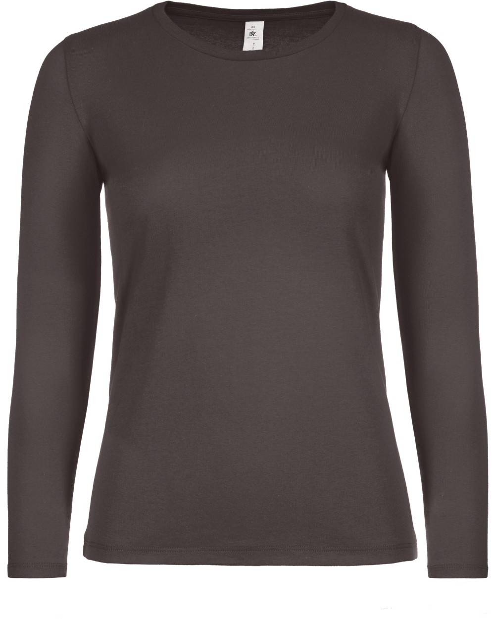 B&C Damen-Langarmshirt #E150 T-Shirts personalisierbar