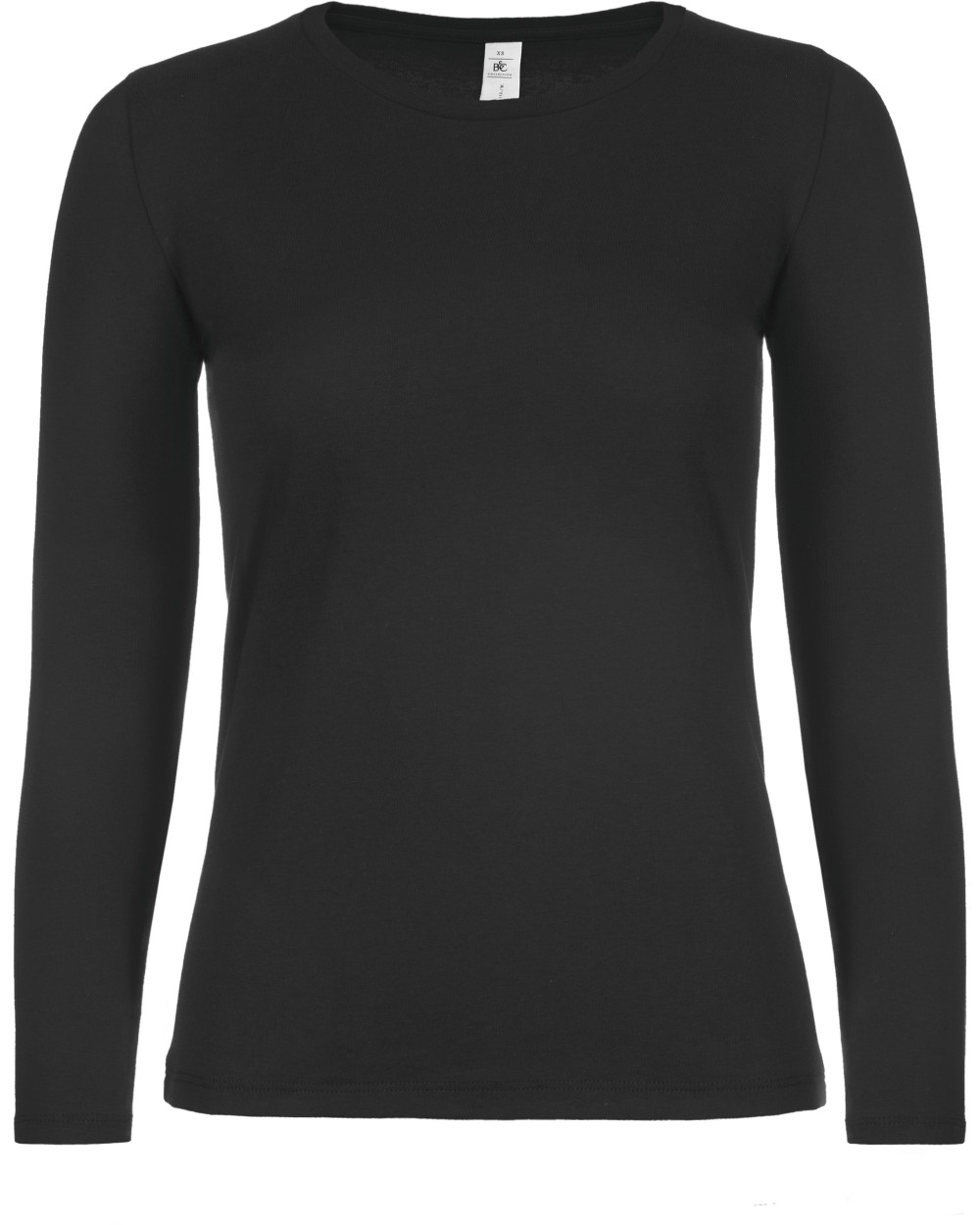 B&C Damen-Langarmshirt #E150 T-Shirts personalisierbar
