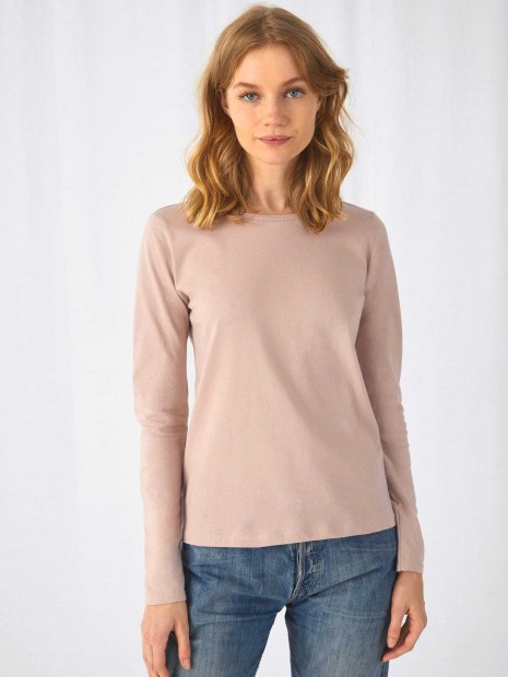 T-Shirts à personnaliser B&C T-shirt manches longues femme #E150 