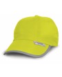 Petjes YOKO Baseball pet met reflecterende bies voor bedrukking &amp; borduring