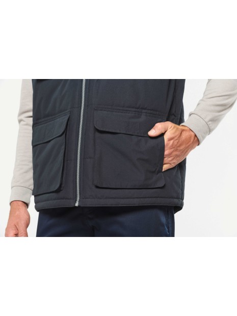 WK. DESIGNED TO WORK Bodywarmer matelassé homme  personnalisable