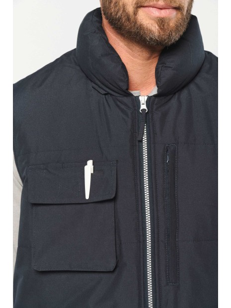 WK. DESIGNED TO WORK Bodywarmer matelassé homme  personnalisable