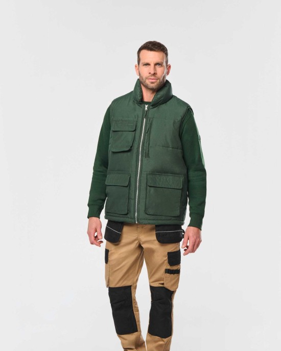 Vestes personnalisable Wk. Designed To Work Bodywarmer matelassé homme