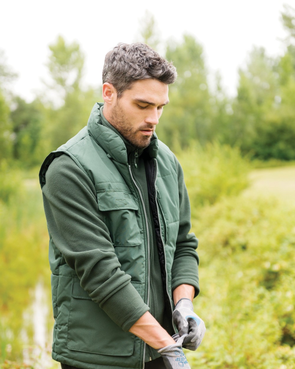 Jassen WK. DESIGNED TO WORK Gewatteerde bodywarmer voor bedrukking &amp; borduring