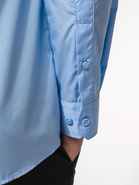 Chemises à personnaliser KARIBAN Chemise pilote manches longues homme 