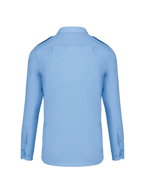 KARIBAN Chemise pilote manches longues homme /api/colors/549fa598-8d61-4fa2-82ad-90f4d2ec39ab personnalisable