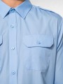 Chemises à personnaliser KARIBAN Chemise pilote manches longues homme 