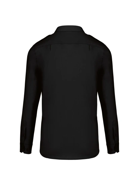 KARIBAN Chemise pilote manches longues homme /api/colors/b9fdad4a-5e94-45cb-8c03-c08b349b28c3 personnalisable