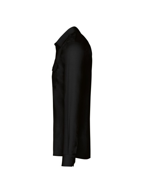 KARIBAN Chemise pilote manches longues homme /api/colors/b9fdad4a-5e94-45cb-8c03-c08b349b28c3 personnalisable