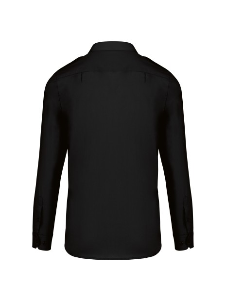 KARIBAN Chemise pilote manches longues homme /api/colors/b9fdad4a-5e94-45cb-8c03-c08b349b28c3 personnalisable