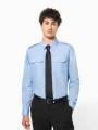 Chemises à personnaliser KARIBAN Chemise pilote manches longues homme 