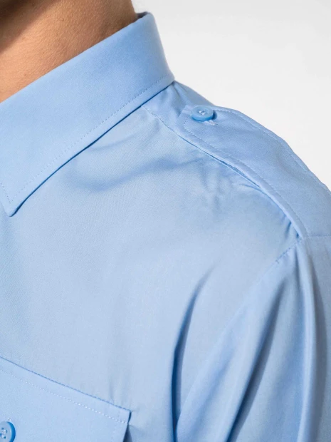 Chemises à personnaliser KARIBAN Chemise pilote manches longues homme 