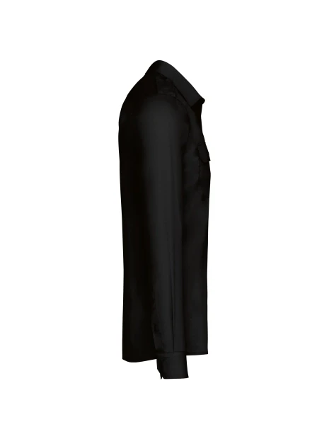 KARIBAN Chemise pilote manches longues homme /api/colors/b9fdad4a-5e94-45cb-8c03-c08b349b28c3 personnalisable