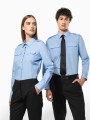 Chemises à personnaliser KARIBAN Chemise pilote manches longues homme 