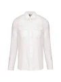 KARIBAN Chemise pilote manches longues homme /api/colors/7a92cd2d-10d2-40b4-928b-296bb7487506 personnalisable