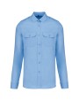 Chemises personnalisable KARIBAN Chemise pilote manches longues homme