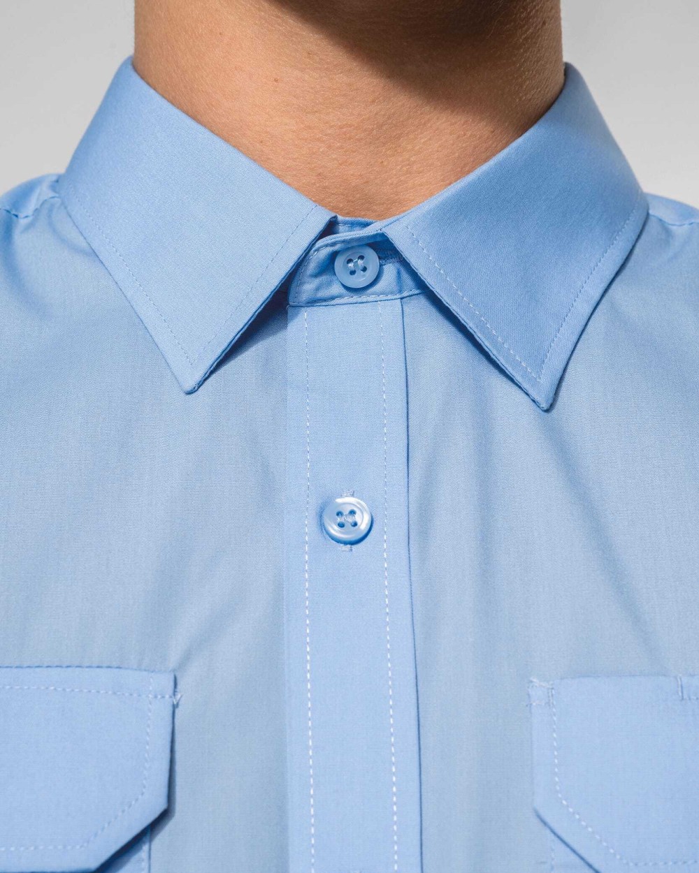 KARIBAN Langarm-Pilotenhemd für Herren Hemden personalisierbar