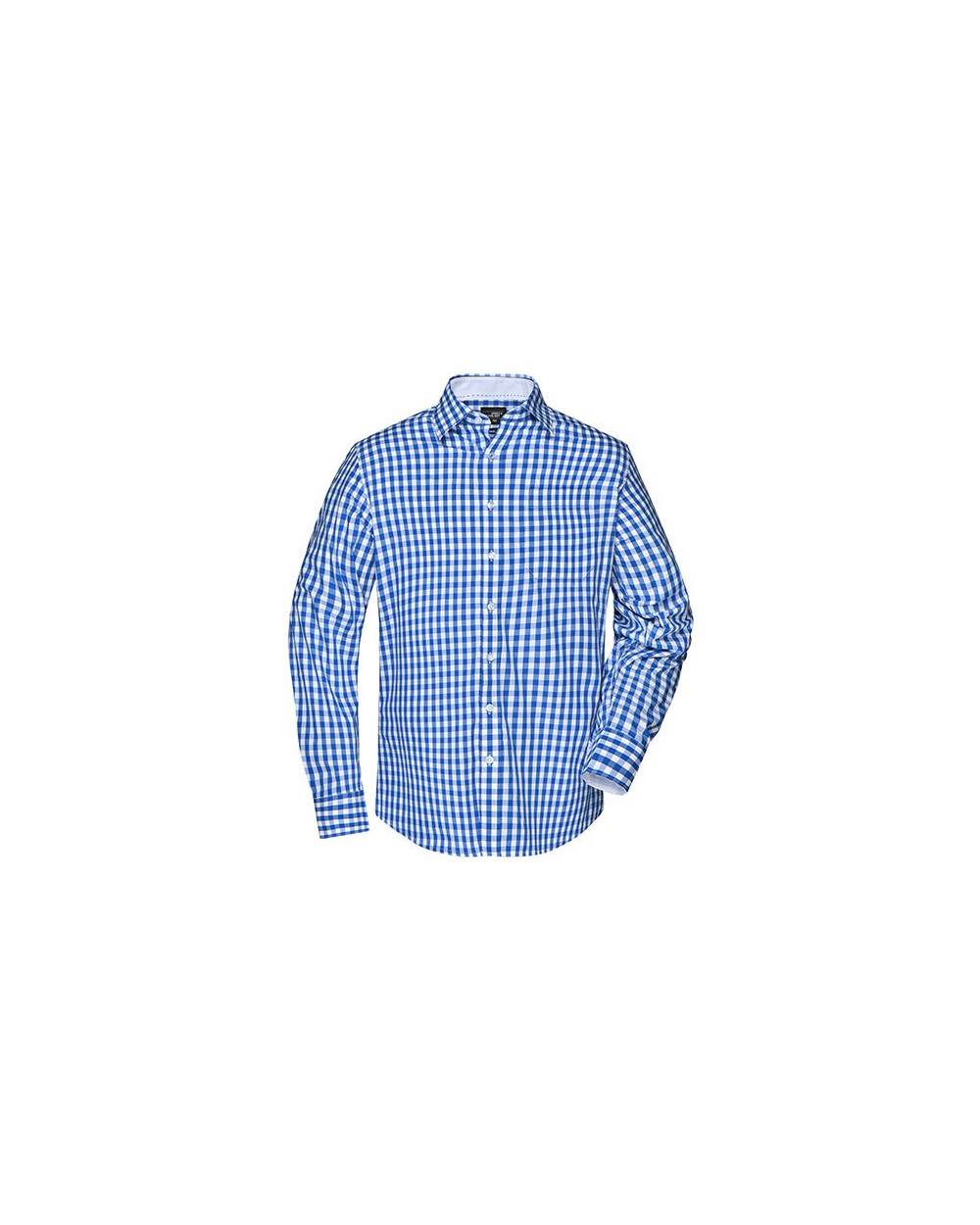 JAMES & NICHOLSON Men`s Checked Shirt Hemden personalisierbar
