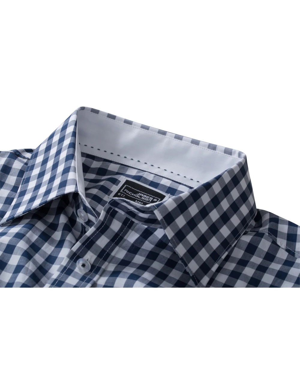 JAMES & NICHOLSON Men`s Checked Shirt Hemden personalisierbar