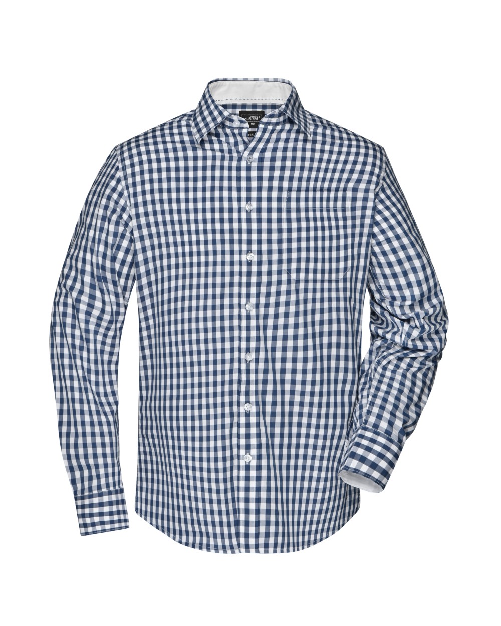 JAMES & NICHOLSON Men`s Checked Shirt Hemden personalisierbar