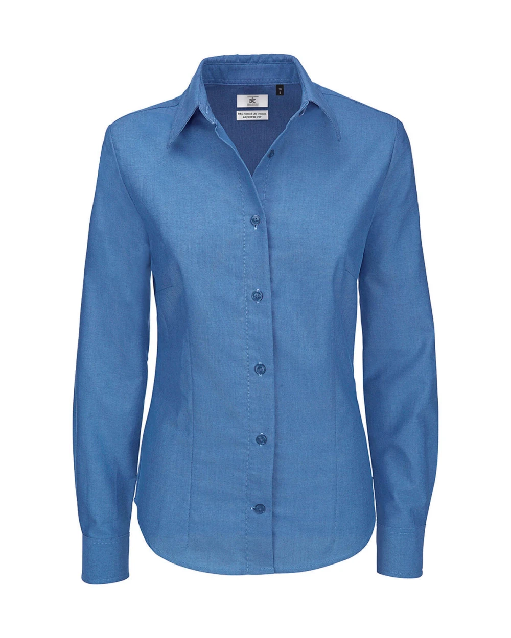 Hemden B&C Oxford LSL/women Shirt voor bedrukking &amp; borduring