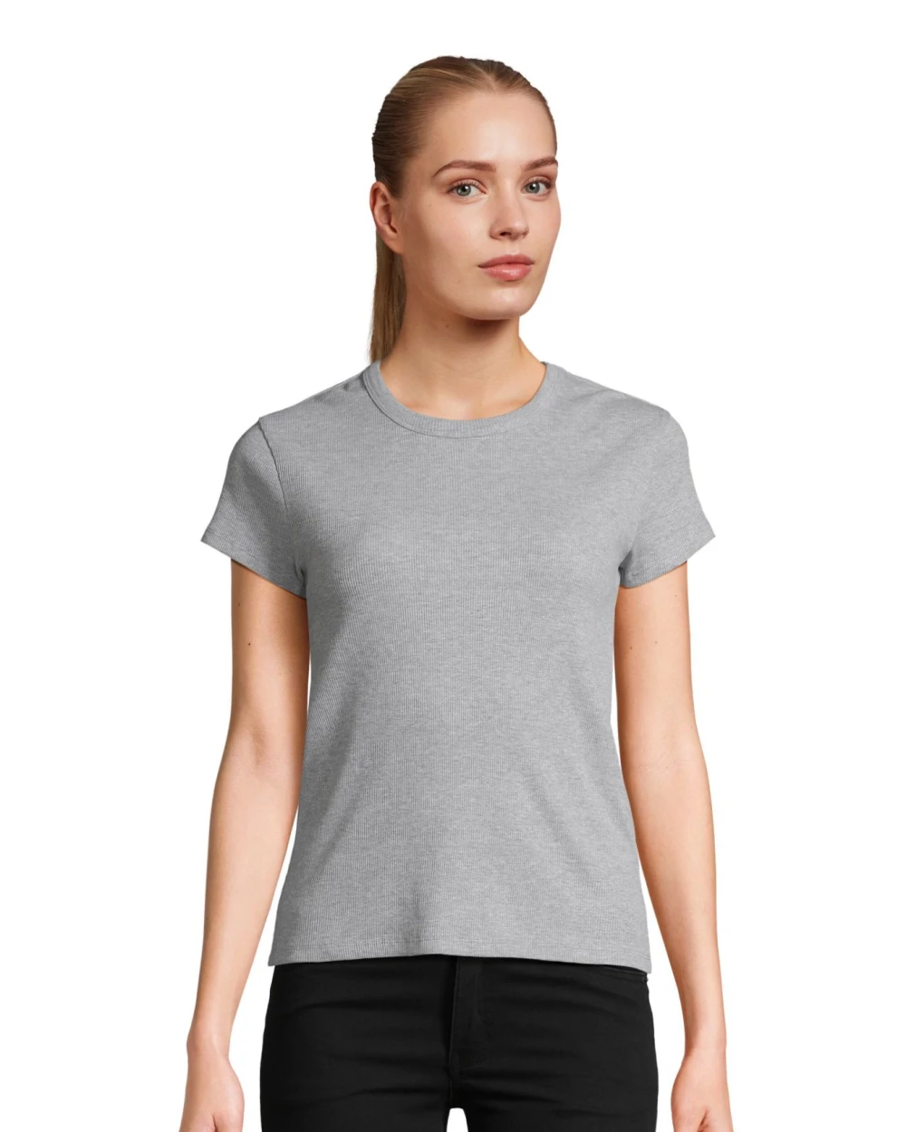 T-shirts SOL'S Women´s Ribbed T-Shirt Sara voor bedrukking &amp; borduring