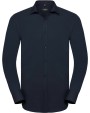 RUSSELL Men's Long Sleeve Ultimate Stretch Hemden personalisierbar