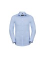 RUSSELL Men's Long Sleeve Ultimate Stretch Hemden personalisierbar