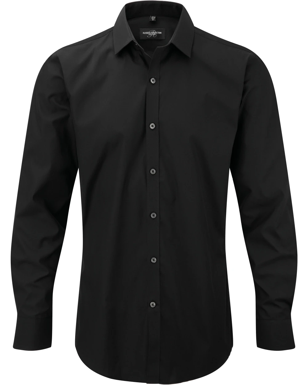 RUSSELL Men's Long Sleeve Ultimate Stretch Hemden personalisierbar
