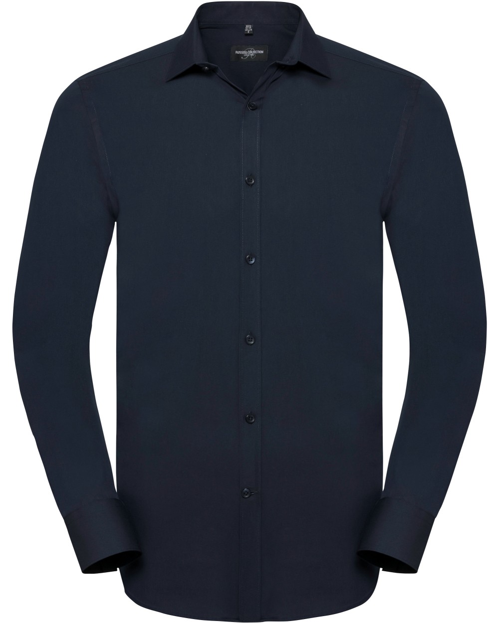 RUSSELL Men's Long Sleeve Ultimate Stretch Hemden personalisierbar
