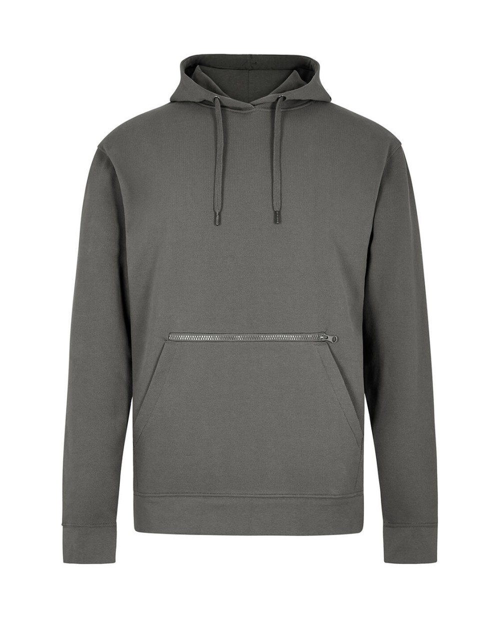 KUSTOM KIT Pique Hoodie with Zipped Pocket Sweatshirts personalisierbar