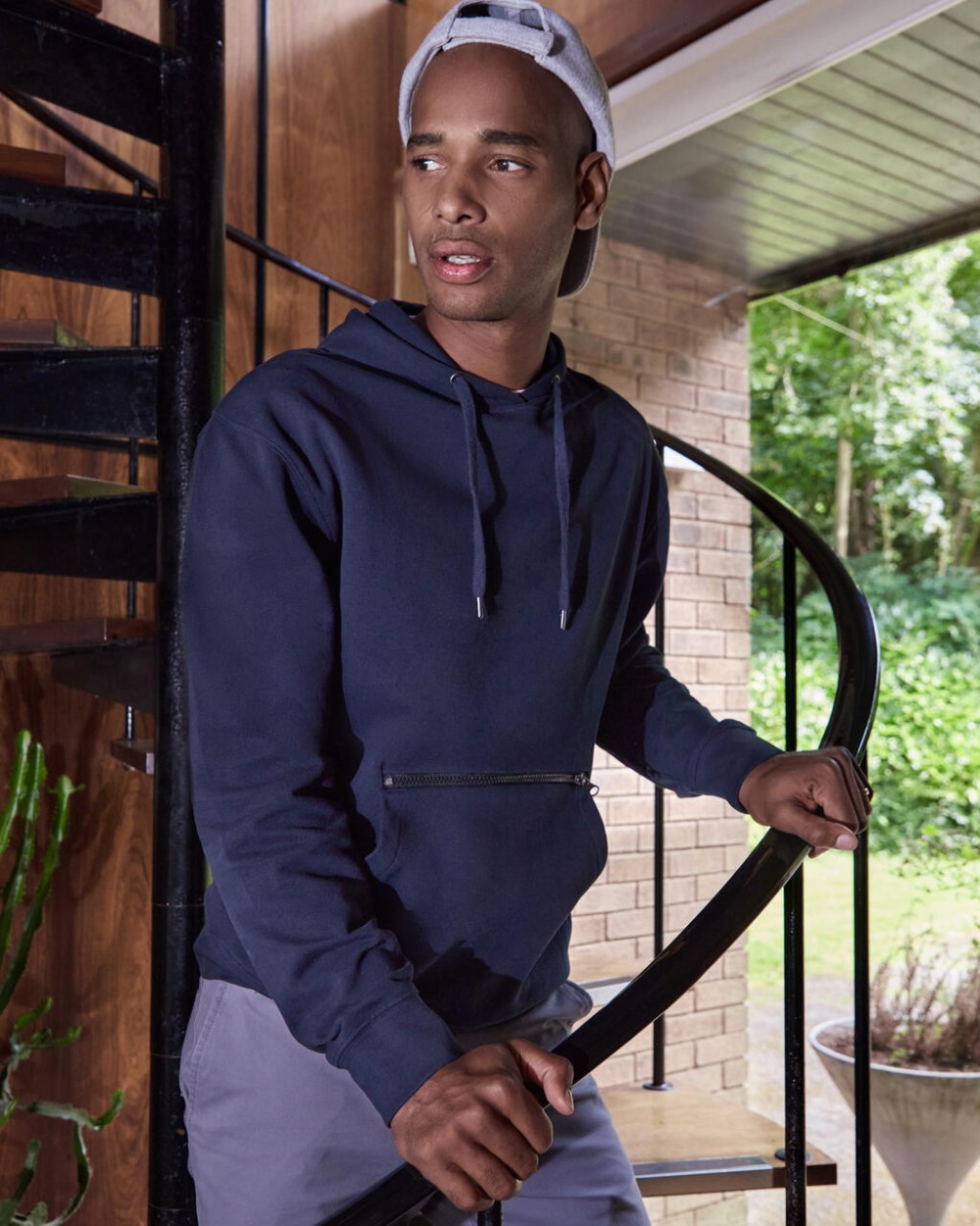 Sweaters & hoodies KUSTOM KIT Pique Hoodie with Zipped Pocket voor bedrukking &amp; borduring