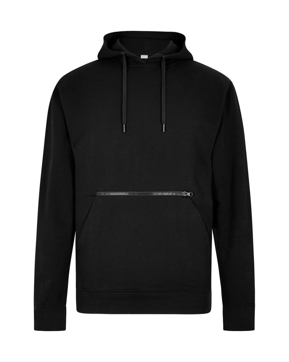 KUSTOM KIT Pique Hoodie with Zipped Pocket Sweatshirts personalisierbar