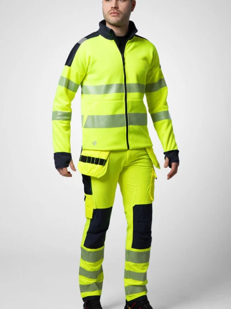 Sweat-shirts à personnaliser PROJOB 6109 SWEATSHIRT FULL ZIP - EN ISO 20471 CLASSE 3/2 