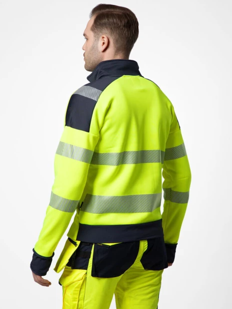 Sweat-shirts à personnaliser PROJOB 6109 SWEATSHIRT FULL ZIP - EN ISO 20471 CLASSE 3/2 