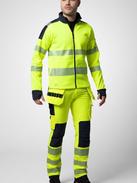 Sweat-shirts à personnaliser PROJOB 6109 SWEATSHIRT FULL ZIP - EN ISO 20471 CLASSE 3/2 