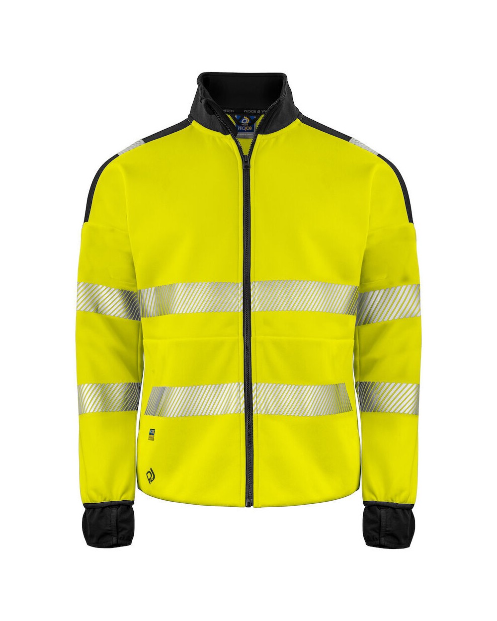 Sweat-shirts personnalisable PROJOB 6109 SWEATSHIRT FULL ZIP - EN ISO 20471 CLASSE 3/2