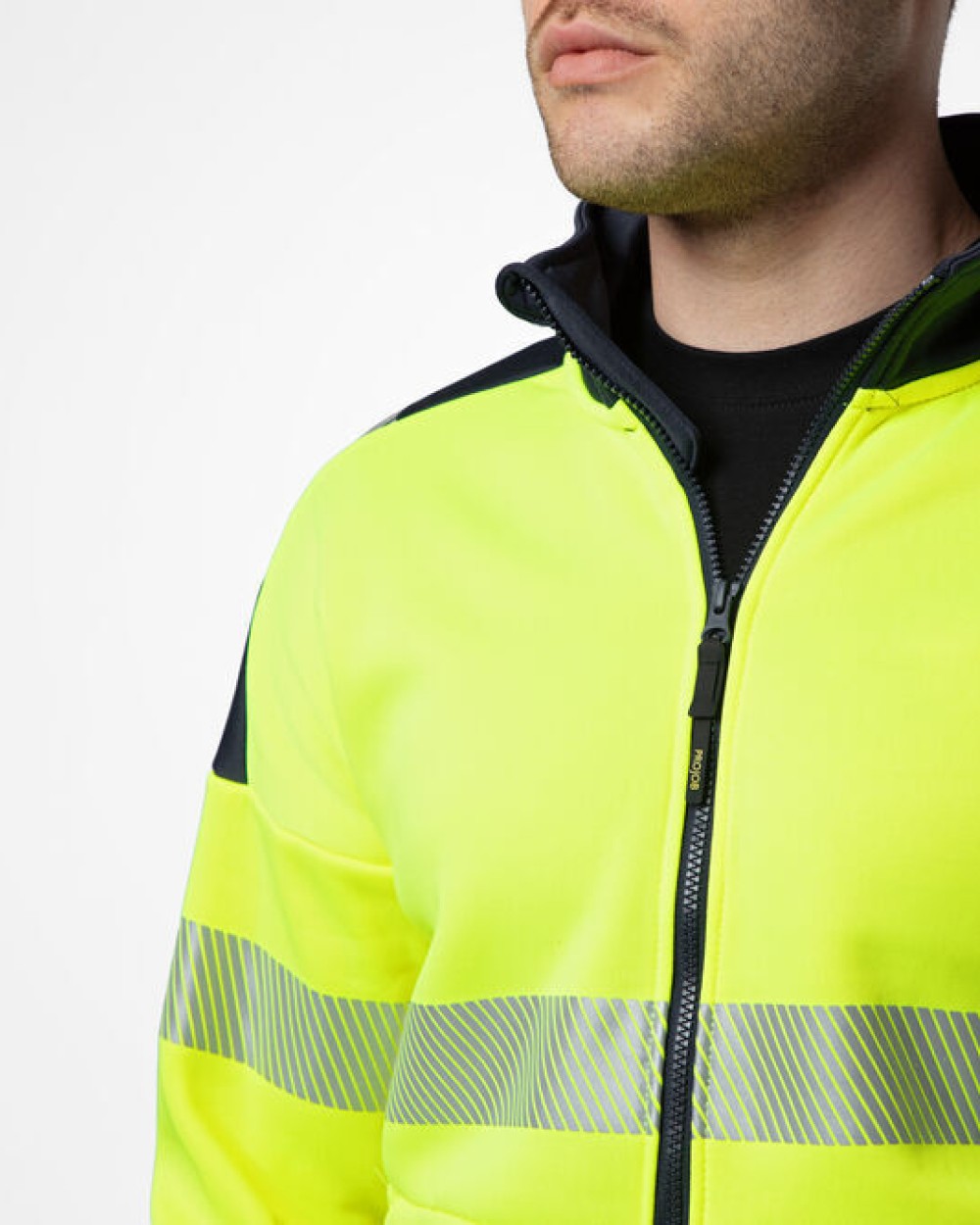 Sweat-shirts personnalisable PROJOB 6109 SWEATSHIRT FULL ZIP - EN ISO 20471 CLASSE 3/2