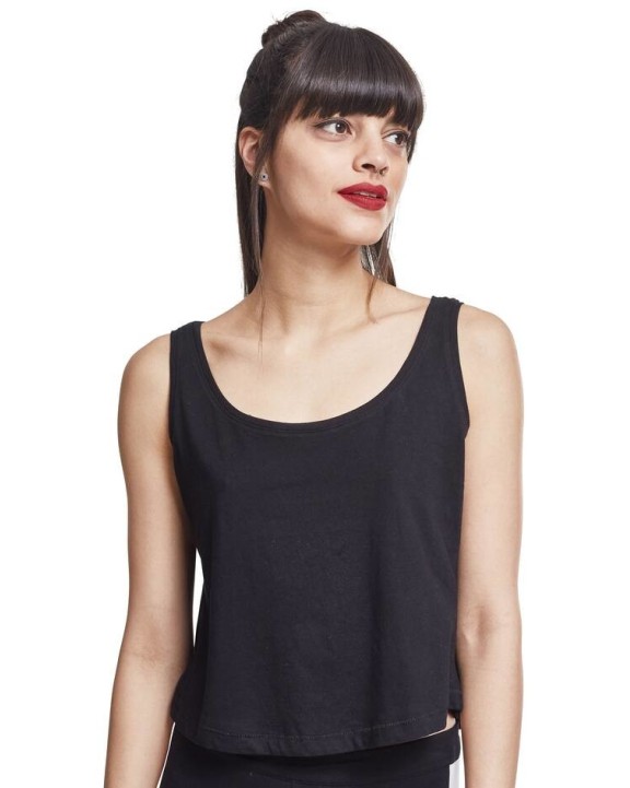 T-shirts BUILD YOUR BRAND Ladies` oversized Tanktop voor bedrukking &amp; borduring