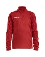 Bermuda's & Shorts CRAFT Progress Halfzip Ls Tee Jr voor bedrukking &amp; borduring