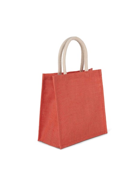 KIMOOD Sac style cabas en toile de jute - grand modèle  personnalisable