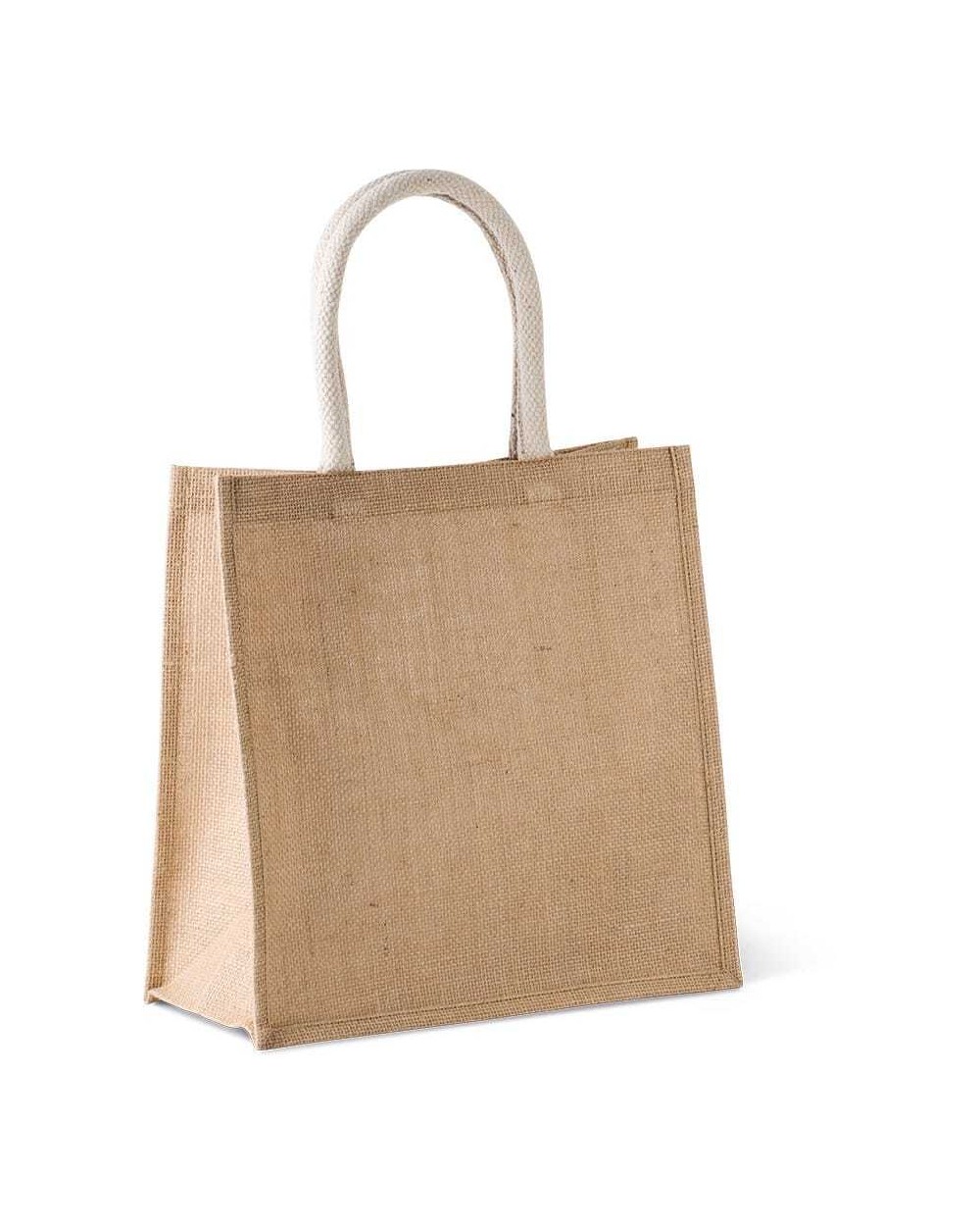 KIMOOD Jutetasche im Cabas-Stil Groß Tote Bags personalisierbar