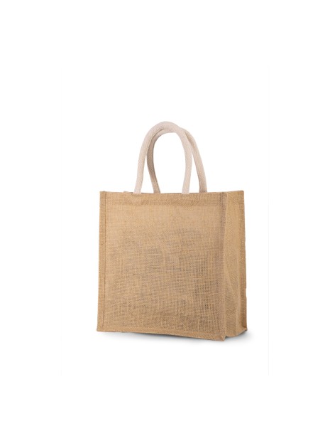 KIMOOD Sac style cabas en toile de jute - grand modèle /api/colors/69701f53-78a9-4fa4-aa10-cf13b1e0959d personnalisable