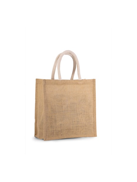 KIMOOD Sac style cabas en toile de jute - grand modèle /api/colors/69701f53-78a9-4fa4-aa10-cf13b1e0959d personnalisable