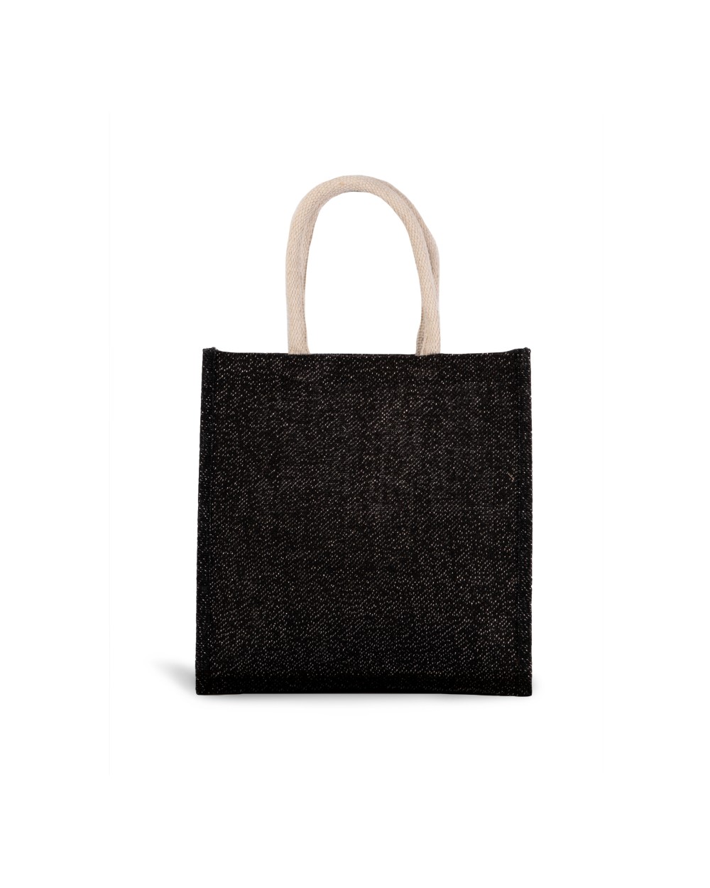 Tote bags KIMOOD Shopper van jutecanvas - groot model voor bedrukking &amp; borduring