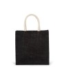 KIMOOD Jutetasche im Cabas-Stil Groß Tote Bags personalisierbar
